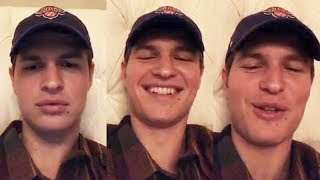 Ansel Elgort  Instagram Live Stream  January 22 2018 [upl. by Roberts]