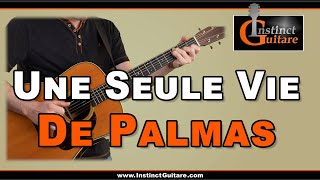 Une Seule Vie  Gérald De Palmas  Guitare rythmique [upl. by Aerdnad137]