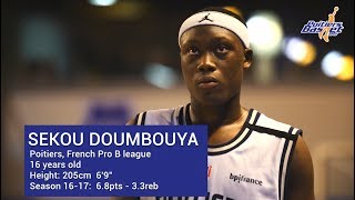 Highlights SEKOU DOUMBOUYA 20162017 16 years old [upl. by Retxed]