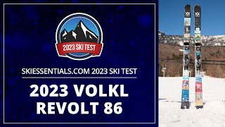 2023 Volkl Revolt 86  SkiEssentialscom Ski Test [upl. by Rednazxela180]