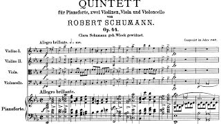 Robert Schumann  Piano Quintet in E flat major Op 44 [upl. by Merrielle913]