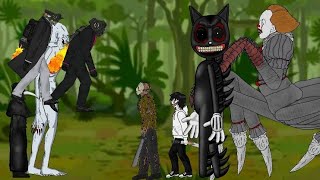 scp o46 scp 096 vs JeffJasonpennywisevs Cartoon cat vs dark speakerMan and Plungerman [upl. by Kobe718]