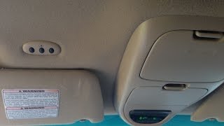 Homelink install in 2001 Ford F150 SuperCrew Lariat 4x4 [upl. by Nwahsek431]