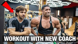 Workout With New Coach 🔥  Intense Shoulder Training  Road To Pro Card  Ep03 [upl. by Nallak353]