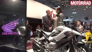 EICMA 2010 Honda Crossrunner Interview [upl. by Rist949]