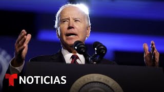 Biden está dispuesto a cerrar la frontera  Noticias Telemundo [upl. by Notgnirra]