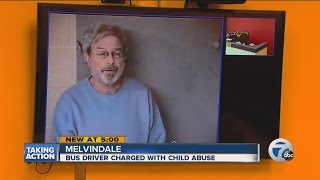 Melvindale bus driver charged with child abuse after throwing ice at students [upl. by Ecirtnuahs160]