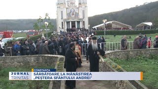 Sărbătoare la Mănăstirea „Peştera Sfântului Andrei” [upl. by Celestina]