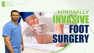 Minimally Invasive Foot Surgery  1 Podiatrist in New York podiatrist foothealth footsurgeon [upl. by Anatnom]