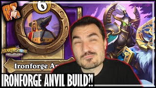 MY FIRST IRONFORGE ANVIL BUILD  Hearthstone Battlegrounds [upl. by Sharpe]