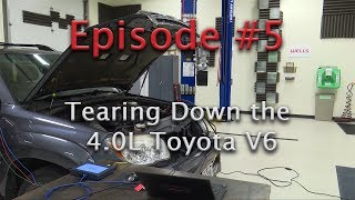 Episode 5 Replacing a stretched timing chain on a Toyota 40L V6  P0016 [upl. by Ateekan]