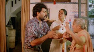 Hilarious Comedy Scene Between Chiranjeevi amp Vijayashathi  Gang Leader Movie Comedy Scenes [upl. by Broucek]