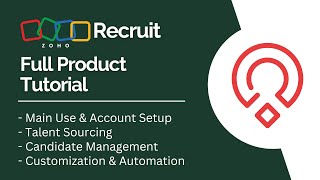 Zoho Recruit Full Product Tutorial [upl. by Echikson]