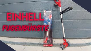 Einhell AkkuFugenreiniger GECC 18 Li  XChange I Ausgepackt und ausprobiert [upl. by Nosnarb]