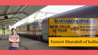 12001 Rani Kamalapati to New Delhi Shatabdi express [upl. by Etteuqram650]