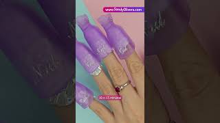 Quitar Esmalte Semipermanente en Casa y en Minutos  Trucos 💜 Sandy Olivera Short [upl. by Kennedy508]