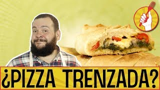 Receta de STROMBOLI  PIZZA Trenzada ENRROLLADA  Tenedor Libre [upl. by Areid]