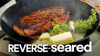 REVERSE Seared Steak Easy Simple Effective  Guga [upl. by Billi]