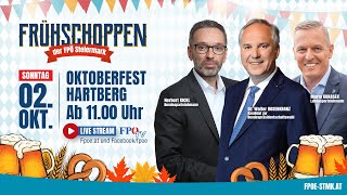 Der Frühschoppen der FPÖ am Hartberger Oktoberfest 2022 [upl. by Etana]