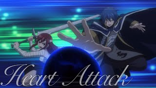 Heart Attack  Erza amp Jellal AMV [upl. by Ytsirt152]