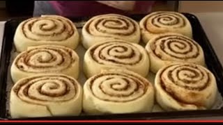 Giant Homemade Cinnamon Rolls WATCH OUT FOR THE SECRET INGREDIENT [upl. by Immaj]