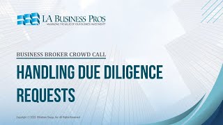 Handling Due Diligence Requests [upl. by Callean]