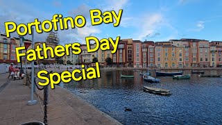 Portofino Bay Resort Renovation Update Fathers Day [upl. by Riehl]