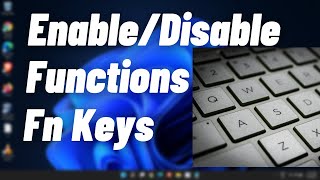 How to Enable or Disable Function Fn Keys in Windows 1110  Fix Functions Keys Not Working [upl. by Eus]