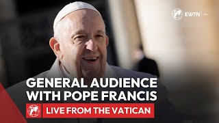 LIVE from the Vatican  General Audience with Pope Francis  May 15th 2024 [upl. by Aileduab]