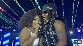 BEENIE GUNTER NE JAZMINE BAKYEKOZE KU STAGE PERFORMING HIT SONG quotNO LETTINGquot😍🔥 [upl. by Attaynek403]