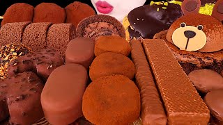 ASMR MUKBANG｜DUBAI CHOCOLATE PARTY ICE CREAM MOCHI TICO CAKE 이웃집 통통이 두바이 초콜릿 아이스크림 케이크 초코떡 먹방 [upl. by Crandall]