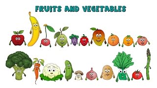 Learn about Fruits and vegetables  Fruits and vegetablesLesson for KidsPreschool Learning [upl. by Acinomaj810]