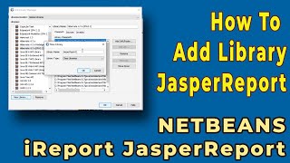 How To Add Library JasperReport On Netbeans [upl. by Tiffanle804]