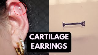 How To Remove and Insert Cartilage EarringLabret UPDATED 2022 [upl. by Penelope]