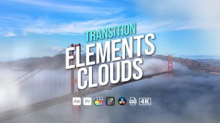 Transition Elements Clouds After Effects Template  Premiere Pro MOGRTs  MOV [upl. by Ggerc]