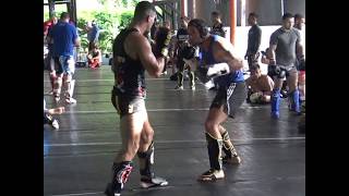 Nordine Taleb sparring  Tiger Muay Thai [upl. by Odlanir678]