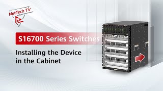 Installing the S16700 Series Switch in the Cabinet [upl. by Novi]