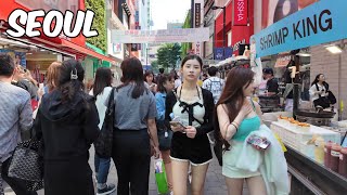 Myeongdong Walking Tour Seoul City Korea 4k City Tour [upl. by Carlstrom]