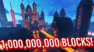 This Minecraft World Has 1 BILLION BLOCKS [upl. by Mullane]