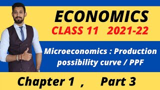 Production Possibility Curve  Microeconomics  Chapter 1  Class 11 [upl. by Atalya]