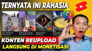 TERBARU✅REUPLOAD YOUTUBE SHORTS Agar Bisa Dimonetisasi Cara Cari Uang di Youtube Terbaru 2024 [upl. by Schaper]