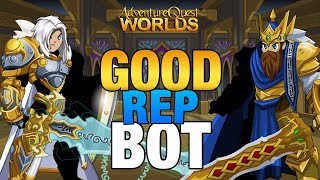 GOOD REP BOT 2025 REP PER TURN IN  RANK 10 FAST  AQW BOTS 2019 [upl. by Otrevlig]