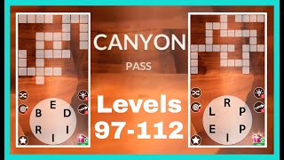 WORDSCAPES Levels 97112 Canyon Pass [upl. by Enait]