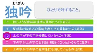 【漢検準２級】熟語の構成② [upl. by Gunning424]