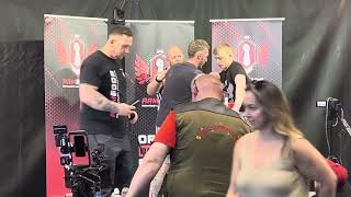 My match with Ashley Harmsworth at ArmGods Manchester expo [upl. by Braden]