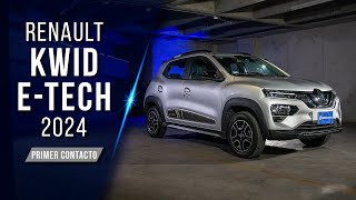 Renault Kwid ETech 2024  ¡Un Kwid 100 eléctrico  Autocosmos [upl. by Pooh]