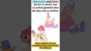 German Pronouns in Accusative and Dative  Speak Like a Native shorts learngerman [upl. by Kiley]