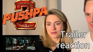 Pushpa 2 The Rule TRAILER REACTION Telugu Our first reaction video [upl. by Ybrik]