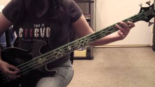 Rainbow  Gates of Babylon  bass cover middle section 72815 [upl. by Maxama8]