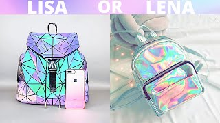 LISA OR LENA 💖 100 SUPPLIES BACK TO SCHOOL [upl. by Crudden464]